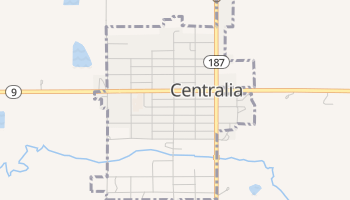 Centralia, Kansas map