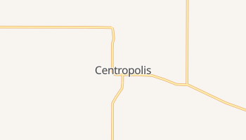 Centropolis, Kansas map