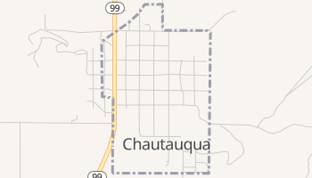 Chautauqua, Kansas map