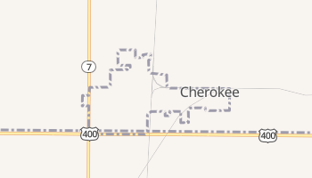 Cherokee, Kansas map