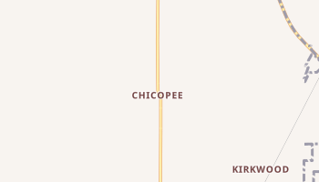 Chicopee, Kansas map