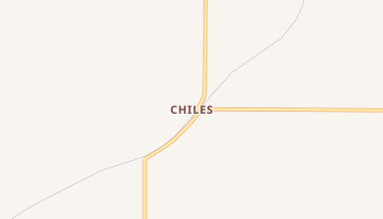Chiles, Kansas map