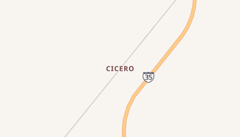 Cicero, Kansas map