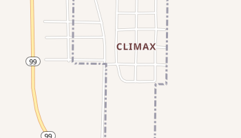Climax, Kansas map