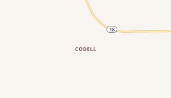 Codell, Kansas map