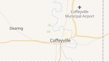 Coffeyville, Kansas map