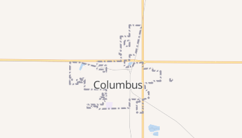Columbus, Kansas map