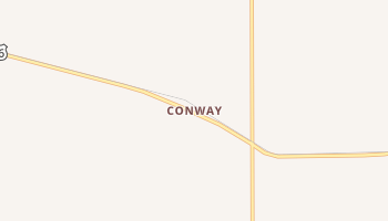 Conway, Kansas map