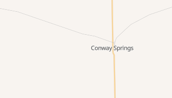 Conway Springs, Kansas map