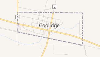 Coolidge, Kansas map