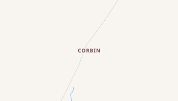 Corbin, Kansas map
