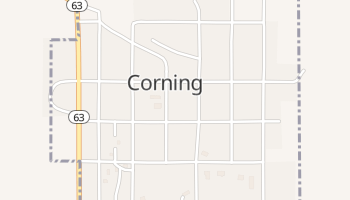Corning, Kansas map