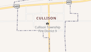 Cullison, Kansas map
