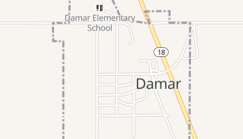 Damar, Kansas map