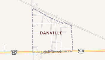 Danville, Kansas map