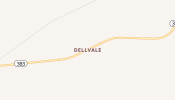 Dellvale, Kansas map
