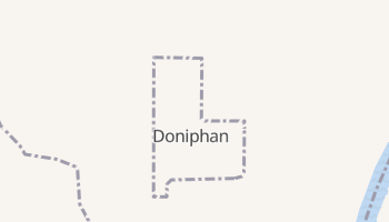 Doniphan, Kansas map