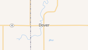 Dover, Kansas map