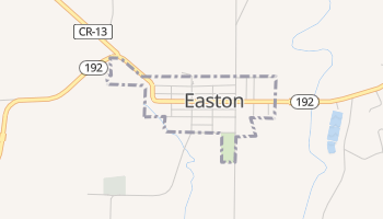 Easton, Kansas map