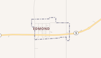Edmond, Kansas map