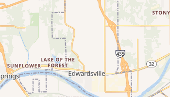 Edwardsville, Kansas map