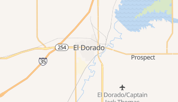 El Dorado, Kansas map
