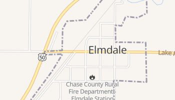 Elmdale, Kansas map