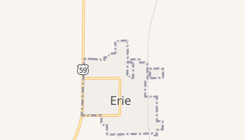 Erie, Kansas map