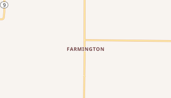 Farmington, Kansas map