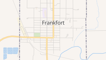 Frankfort, Kansas map