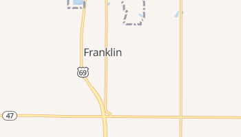Franklin, Kansas map