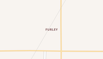 Furley, Kansas map