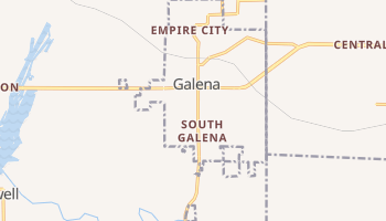 Galena, Kansas map