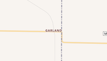 Garland, Kansas map