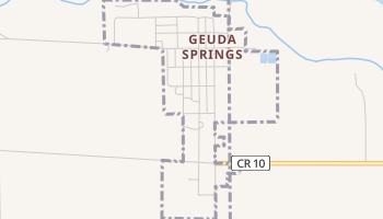 Geuda Springs, Kansas map