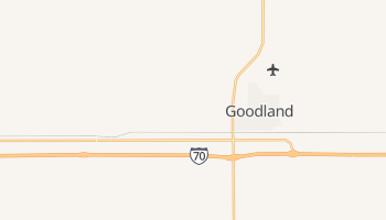 Goodland, Kansas map