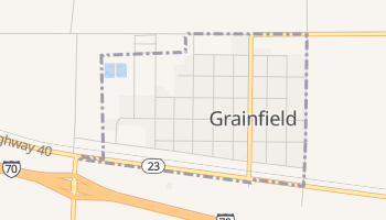 Grainfield, Kansas map