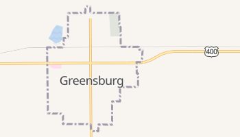 Greensburg, Kansas map