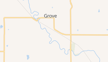 Grove, Kansas map