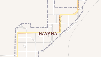 Havana, Kansas map