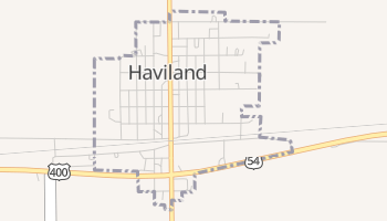 Haviland, Kansas map