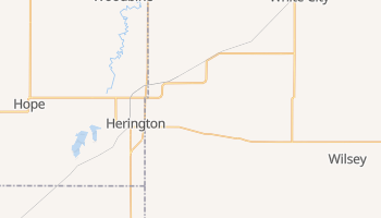 Herington, Kansas map