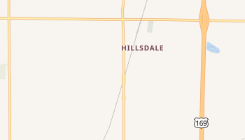 Hillsdale, Kansas map