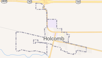 Holcomb, Kansas map