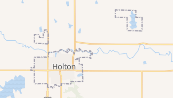 Holton, Kansas map