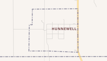 Hunnewell, Kansas map