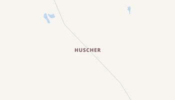 Huscher, Kansas map