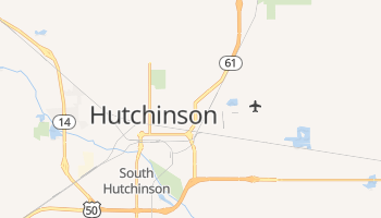 Hutchinson, Kansas map