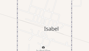 Isabel, Kansas map