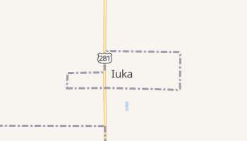 Iuka, Kansas map